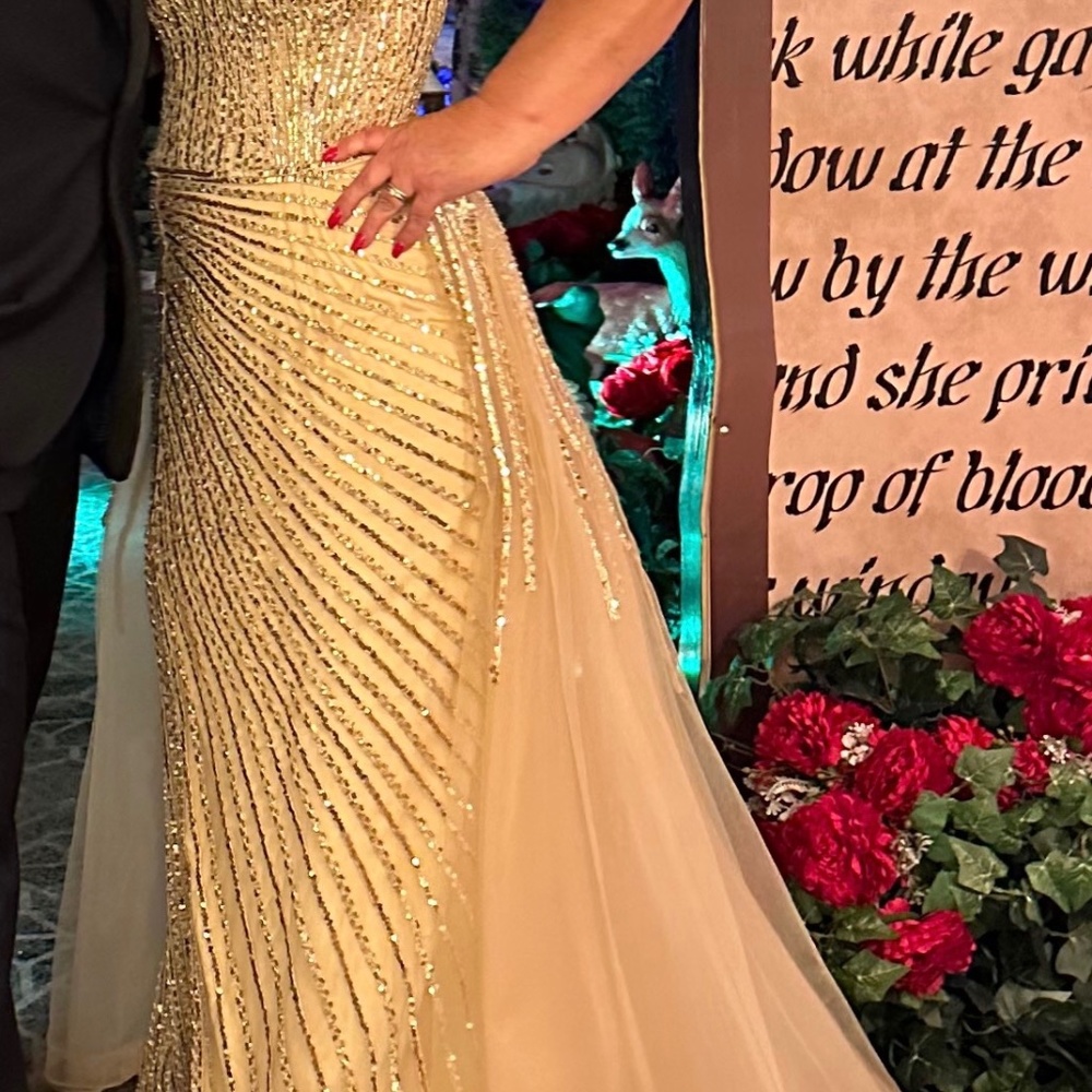 Gold Evening Dress